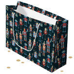 Retro Style 1950s Vintage Robots Large Gift Bag<br><div class="desc">Cute and helpful looking retro 1950s style robots.  Grandad probably made these in his shed.  Artificial Intelligence,  but not in a scary way.</div>
