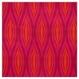 Retro style 60s 70s pattern fabric