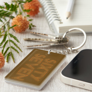 Retro Style 67 Key Ring