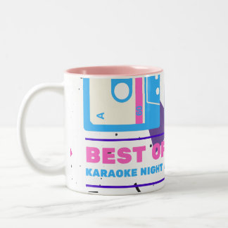 Retro Style 80´s Vintage Cassette Design Tea Two-Tone Coffee Mug
