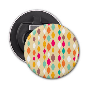 Retro style abstract pattern bottle opener