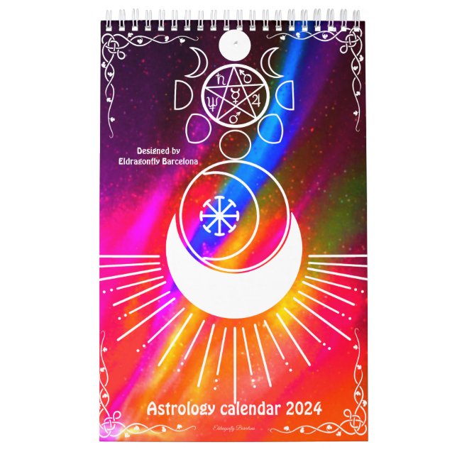 Retro style-Astrology calendar 2024  (Cover)