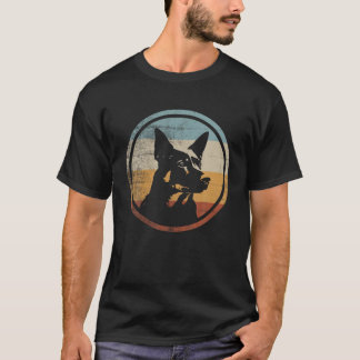 Retro Style Australian Kelpie Dog T Shirt