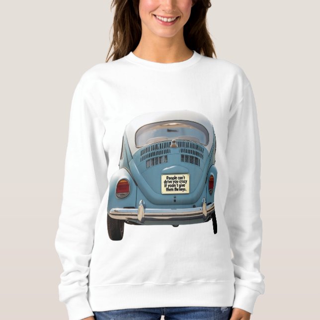 retro style beetle shirt (Front)