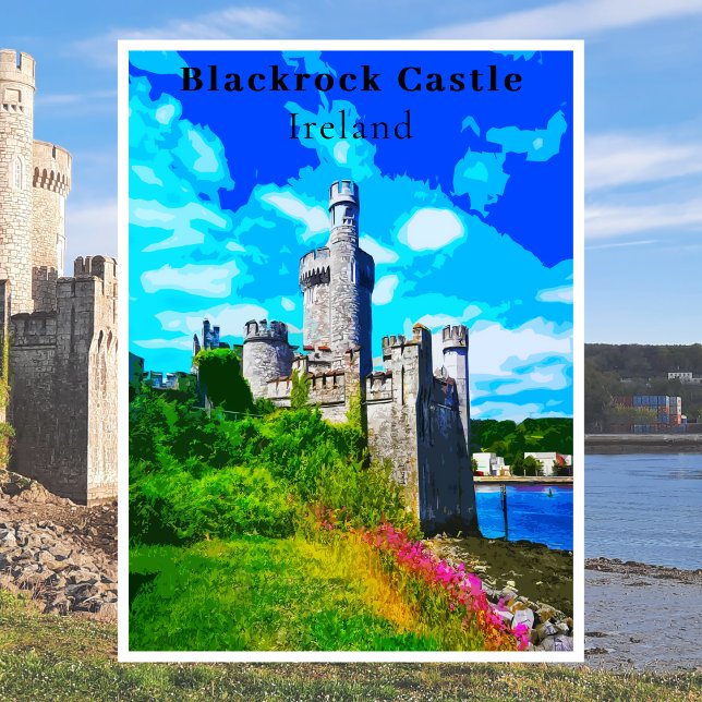Retro Style Blackrock Castle, Cork Ireland Postcard (Retro Style Blackrock Castle, Cork Ireland Postcard
)