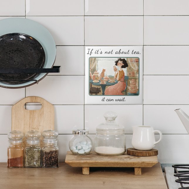 Retro-style ceramic tile (Ceramic wall tile)