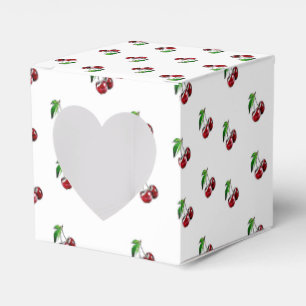 Retro Style Cherries Candy Heart Box