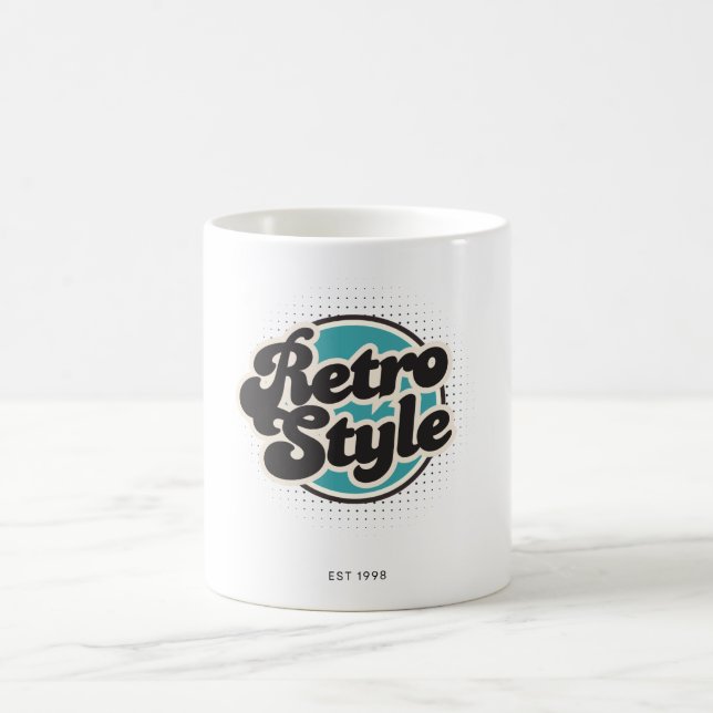 Retro Style Coffee Mug (Center)