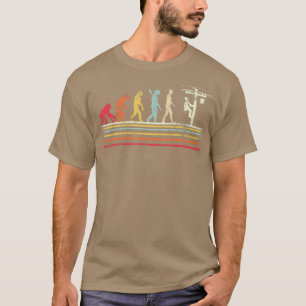 Retro style Cool Evolution Of Lineman T-Shirt