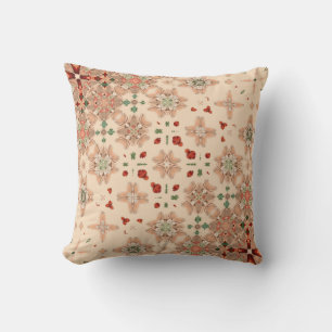 Retro Style Cross Weave Geographic Pattern Cushion