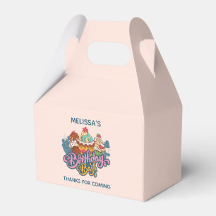Retro Style Cupcakes Sweet Dessert Birthday Bash Favour Box