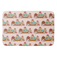 Retro Style Cupcakes Sweet Dessert Pattern