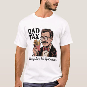 Retro Style Dad Tax Funny Father's Day T-Shirt