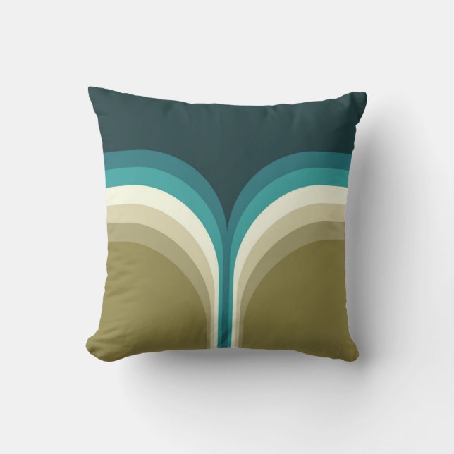 Retro style double arch decoration cushion (Front)
