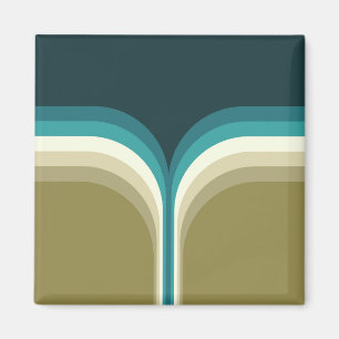 Retro style double arch decoration magnet