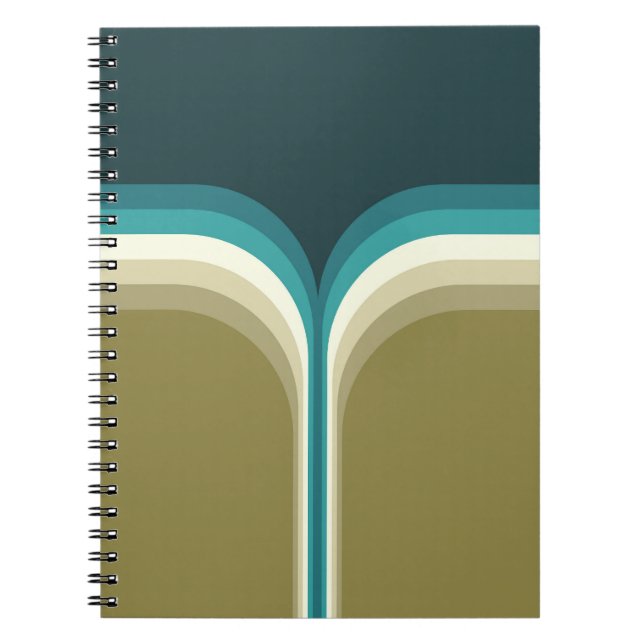 Retro style double arch decoration notebook (Front)