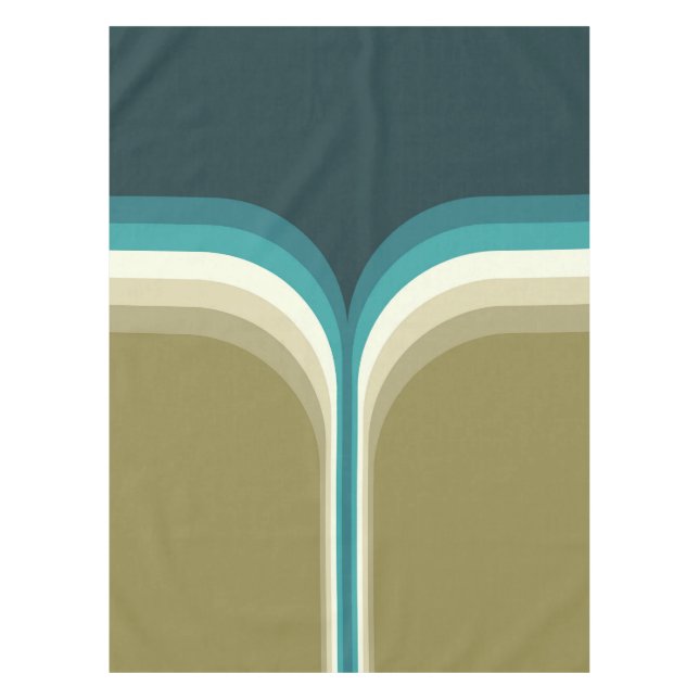 Retro style double arch decoration tablecloth (Front)