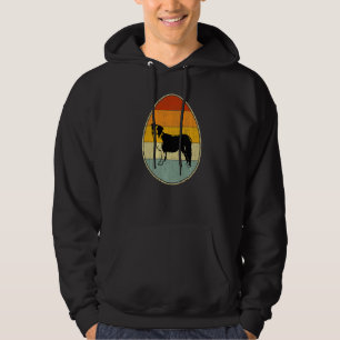 Retro Style Easter Egg Graphic Easter Day Border C Hoodie