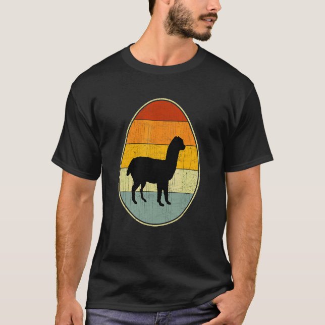 Retro Style Easter Egg Graphic Funny Easter Day Al T-Shirt (Front)