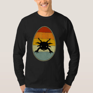 Retro Style Easter Egg Graphic Funny Easter Day Ax T-Shirt