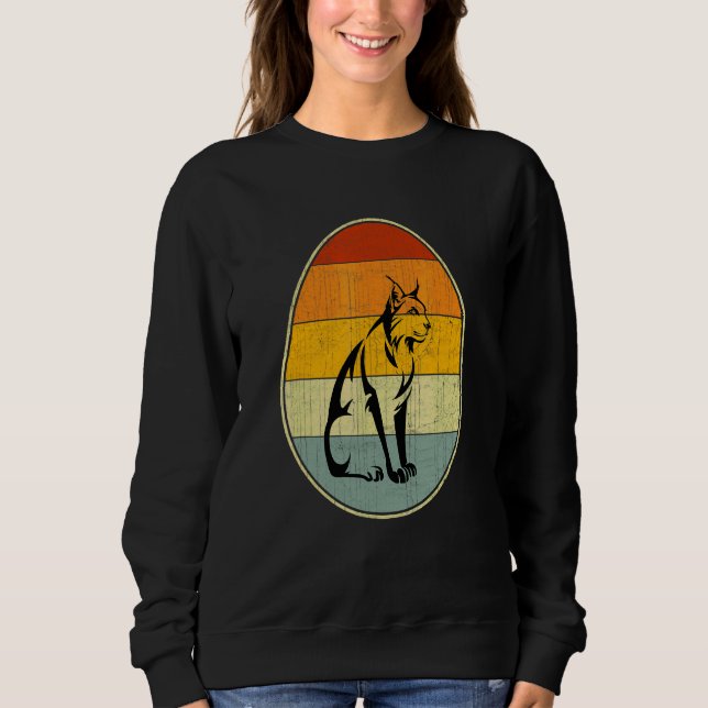 Retro Style Easter Egg Graphic Funny Easter Day Bo Sweatshirt (Front)