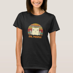 Retro Style Ew People Meowdy Kitty Cat T-Shirt
