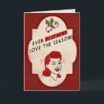Retro-style Heathen Holiday Card<br><div class="desc">.</div>