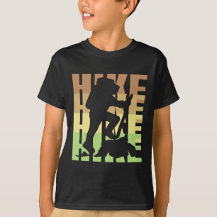 Retro Style Hike Hike Hike Outdoor Hiking Adventur T-Shirt