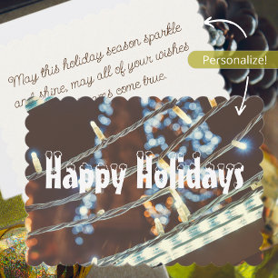 Retro style holiday lights