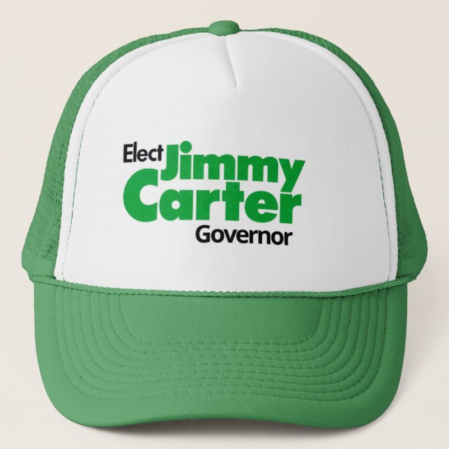 Retro-Style Jimmy Carter for Governor Trucker Hat (Front)