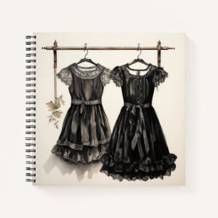 Retro Style (LBD) Little Black Dress Notebook