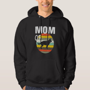 Retro Style Men Women And Kids German Shepherd Mum Hoodie