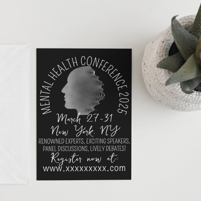Retro-Style Mental Health Conference Invitation (Creator Uploaded)