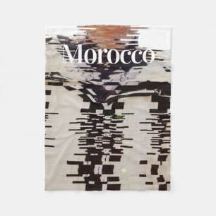 Retro Style Morocco    Traditional Clothing Fleece Blanket