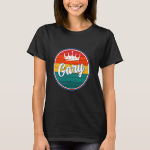 Retro style Name Funny Vintage First Name Gary T-Shirt