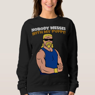 Retro Style No Messing Labrador Puppy Sweatshirt