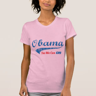 Retro Style Obama "Yes We Can" T Shirt