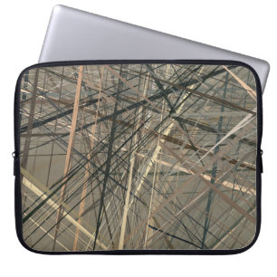 Retro style oil drawing. illustration. Texture pai Laptop Sleeve