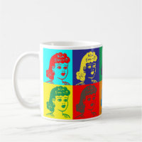 Retro-Style Pop Art Cartoon Mug