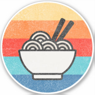 Retro style ramen