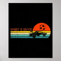 Retro Style Rocket Rc Soccer Car League Funny Game