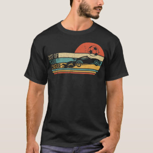 Retro Style Rocket RC Soccer Car League Funny Game T-Shirt