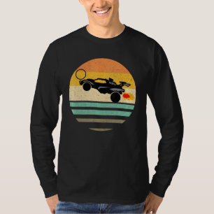 Retro Style Rocket Rc Soccer Car League Gamer 1 T-Shirt