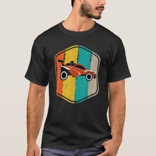 Retro Style Rocket Rc Soccer Car League Gamer 2 T-Shirt