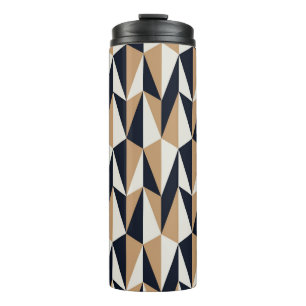 Retro Style: Seamless Vintage Pattern Thermal Tumbler