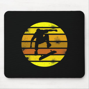 Retro Style Skateboarding Sports Vintage 1  Mouse Pad