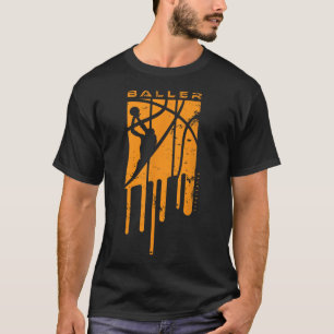 Retro Style Sketll Playing Kids Boys 10-12 12-14 G T-Shirt