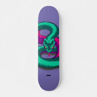 Retro Style Snake Skateboard Design
