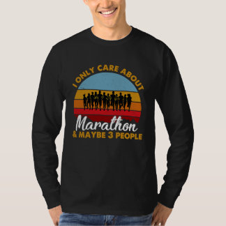 Retro Style Sunset Marathon T-Shirt