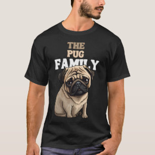 Retro Style T Shirt Silhouette Vintage Pug1